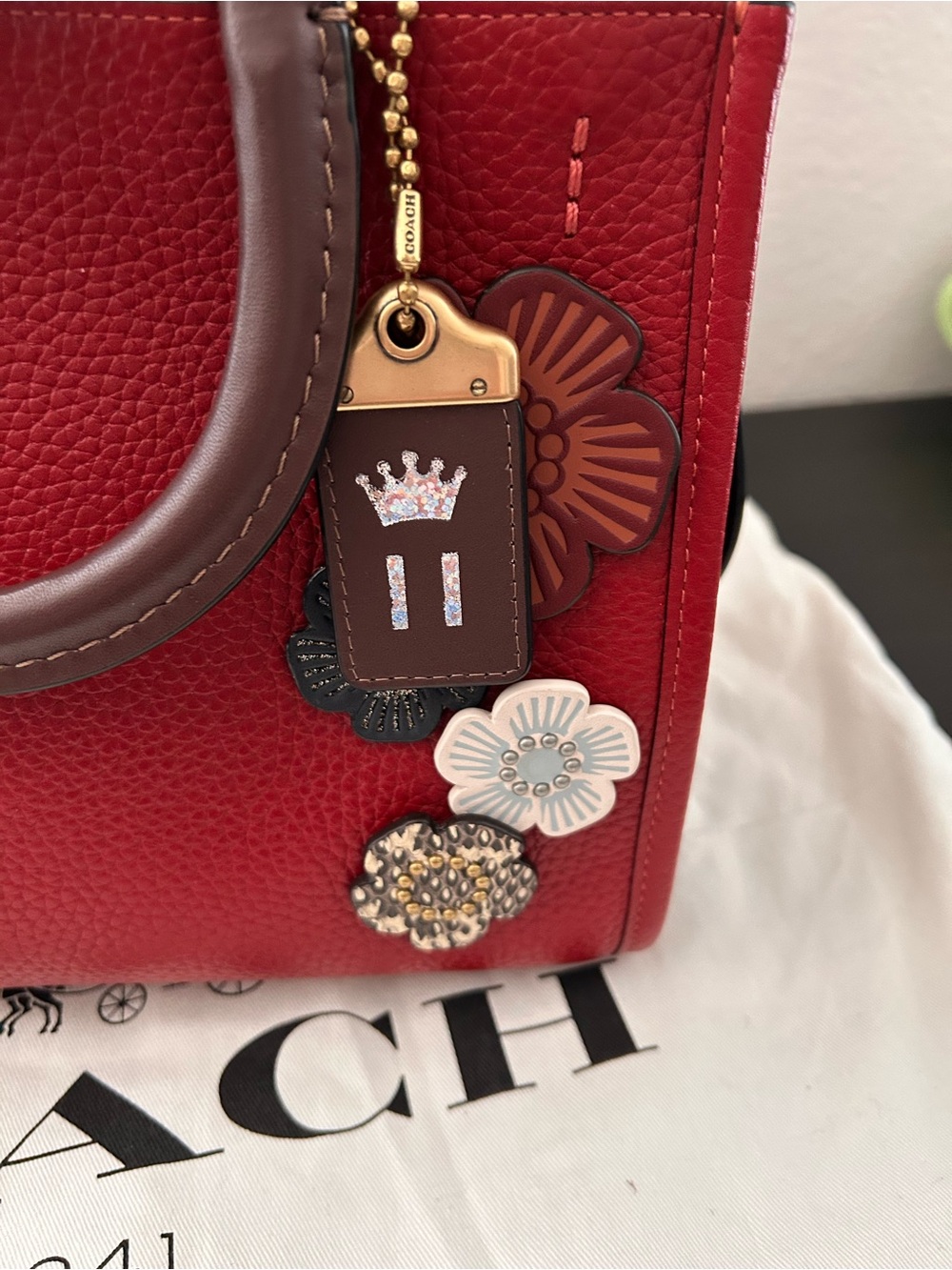 Coach Rogue 25 Bag Tea Roses - Picture 5 of 12